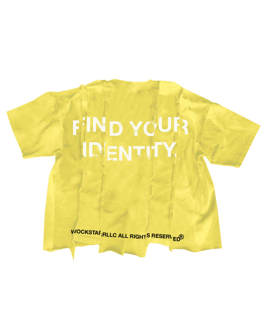 PASTEL YELLOW “FYID” TEE