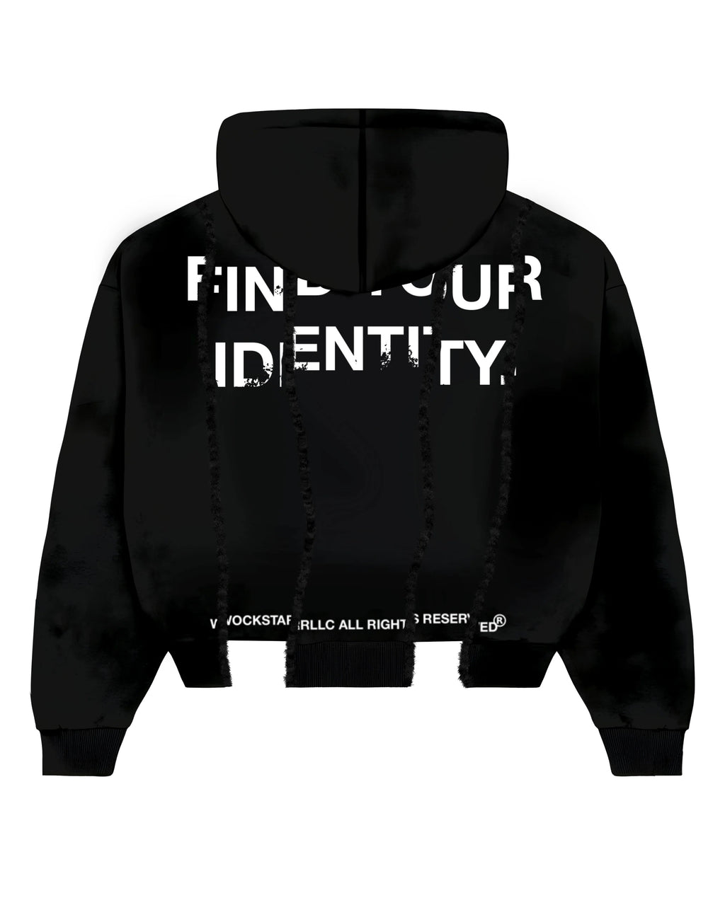 BLACK “FYID” ZIP UP